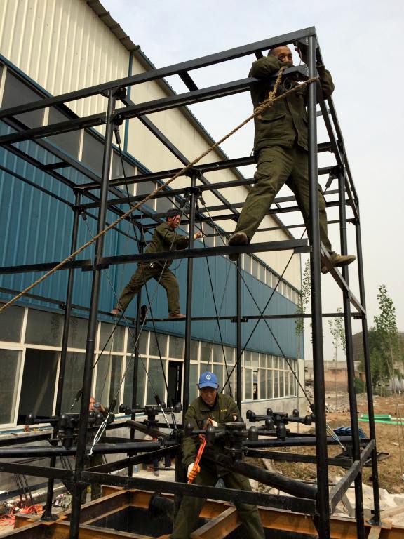 安裝在博愛(ài)縣無(wú)填料冷卻塔