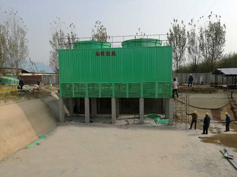 濮陽是盛鑫化工有限公司的工業10002的逆流式冷卻塔