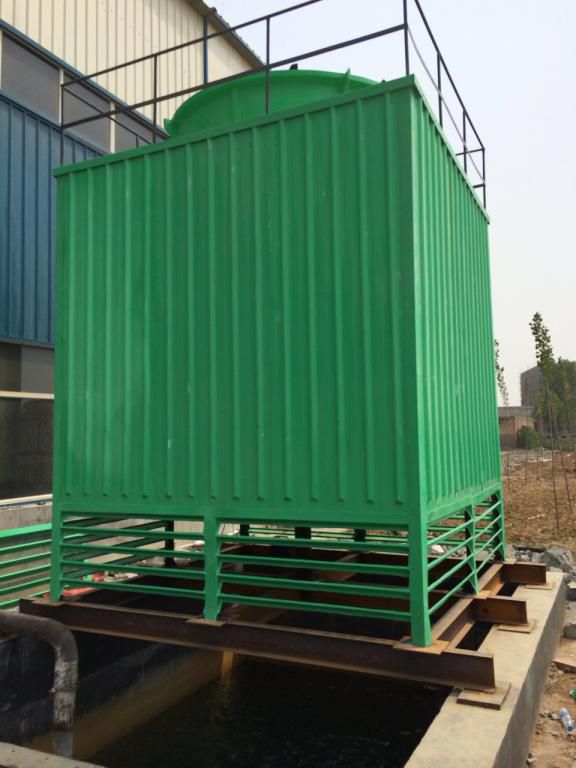 安裝在博愛(ài)北星耐材的無(wú)填料冷卻塔